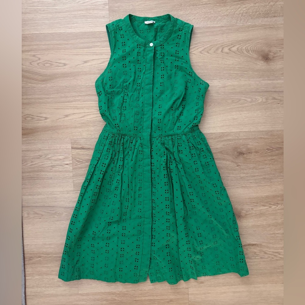 J. Crew Eyelet Shirt Dress